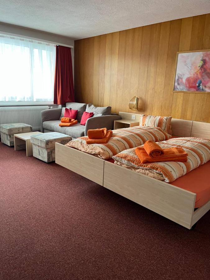 Haus Atlantic Leukerbad Buitenkant foto